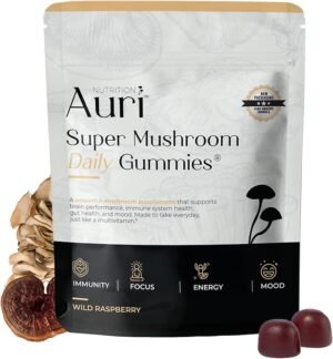 Auri Super Mushroom Daily Gummies 60ct