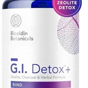 Biocidin G.I. Detox+ Activated Charcoal (60 Capsules)