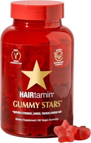HAIRtamin Vegan Gummy Stars Hair Vitamins